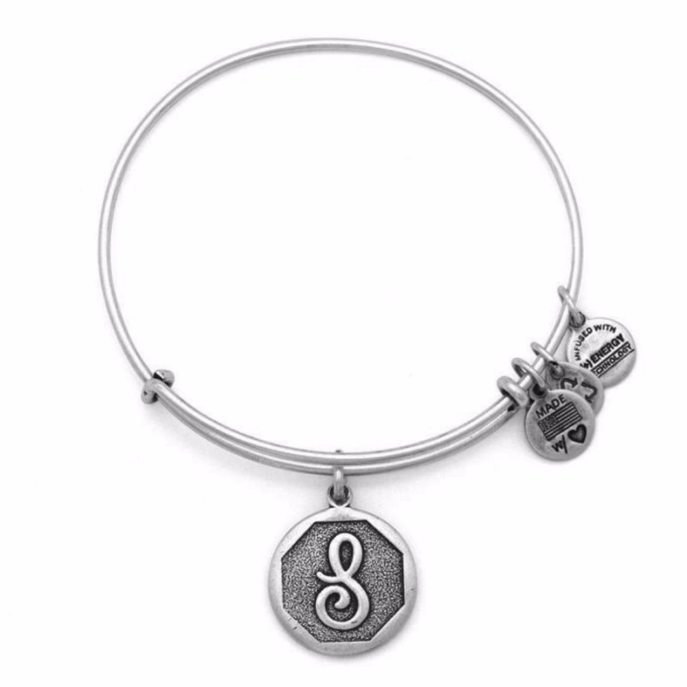 Alex and Ani S Initial Bracelet